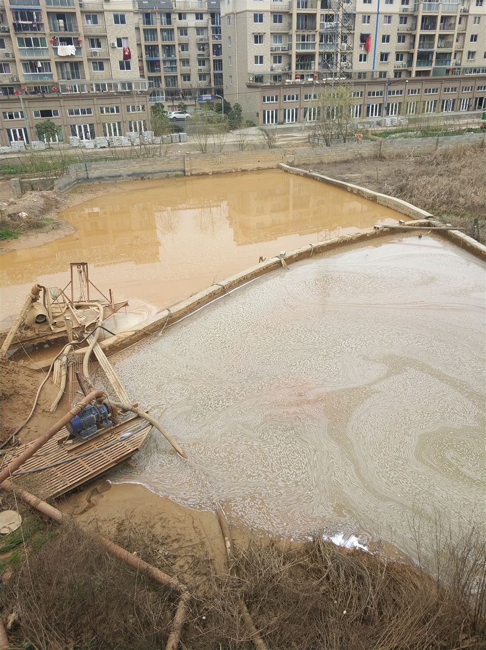 金城江沉淀池淤泥清理-厂区废水池淤泥清淤